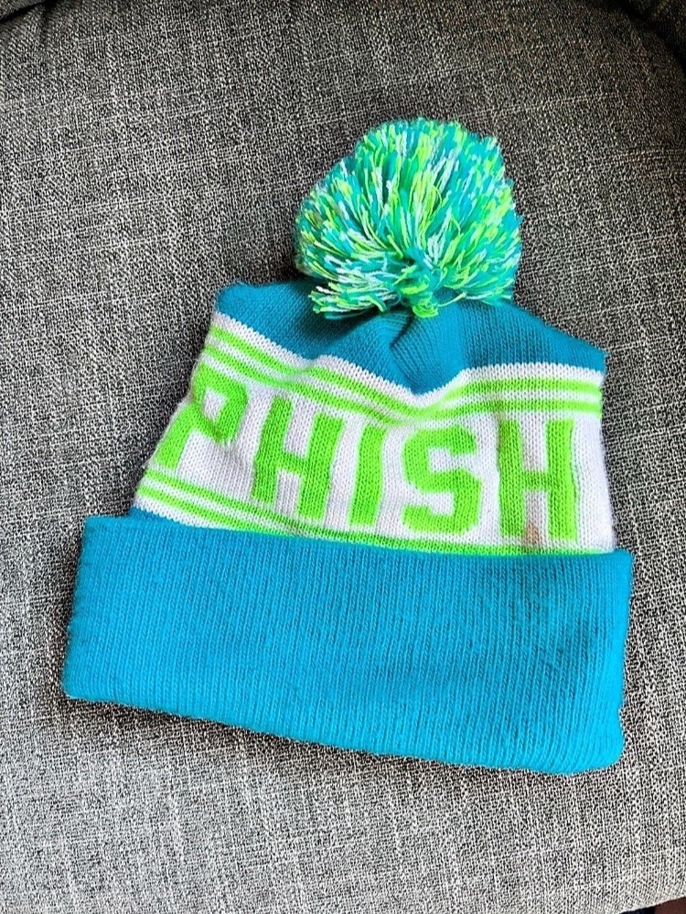 Phish Blue & Green Pom-Pom Hat